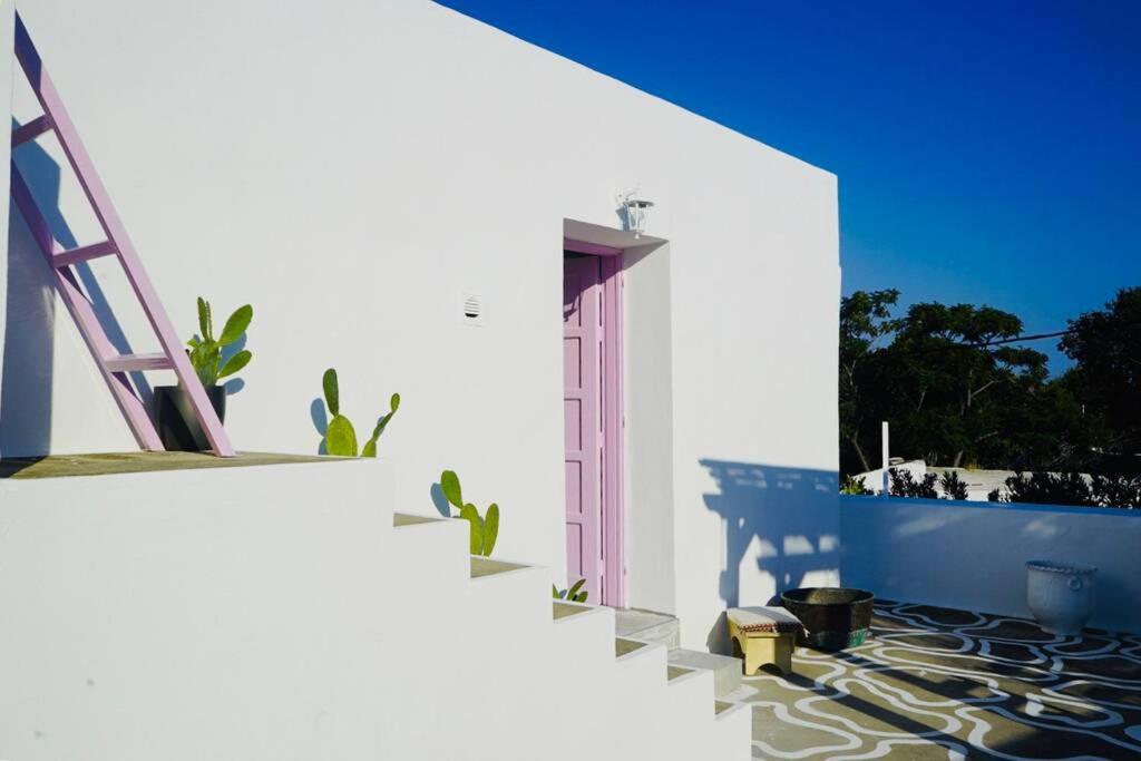 The Summer Pink House Lachaniá Buitenkant foto