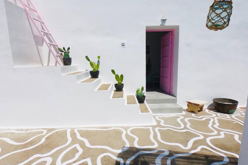 The Summer Pink House Lachaniá Buitenkant foto