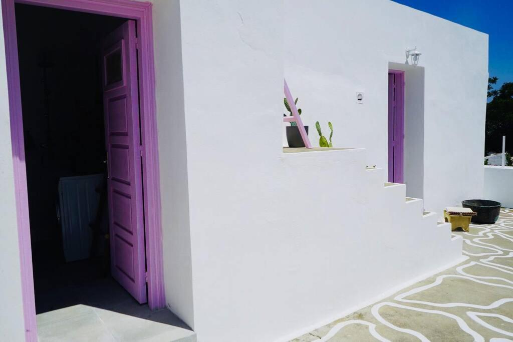The Summer Pink House Lachaniá Buitenkant foto